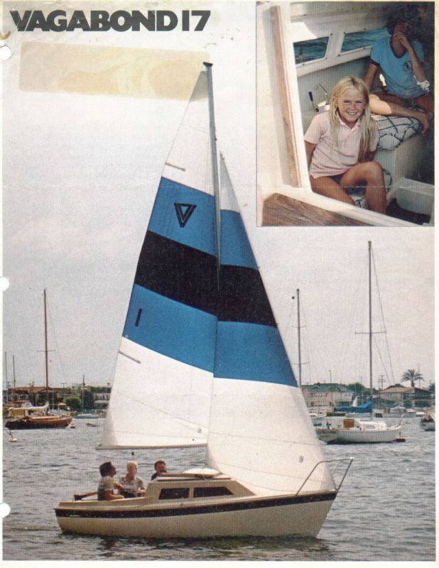 Vagabond 17 / Holder 17 Sailboat by Vagabond Sailboats / Holder Marine