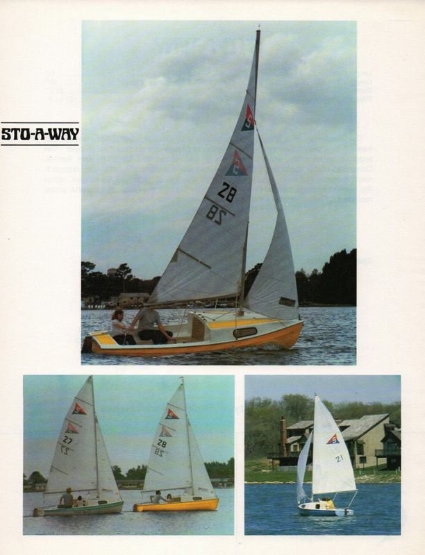 Sto-A-Way 16 Sailboat by Advance Sailboat Corp / Dolphin Sailboats