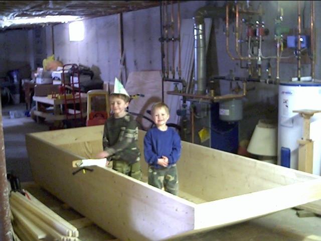 Stern Paddle Wheel Box Boat