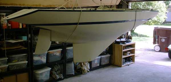 Fin Keel Sailboat