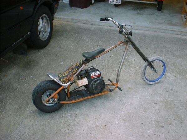 My Custom Mini Chopper Pocket Bike