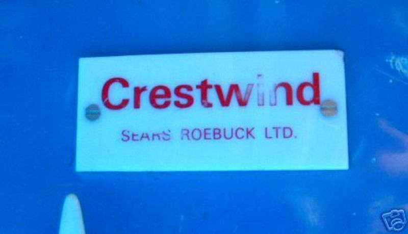 Crestwind Sailboat by Sears Roebuck